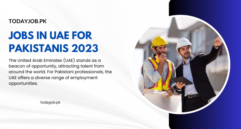 Jobs in UAE for Pakistanis